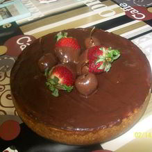 Рецепт Чизкейк с шоколадным топпингом