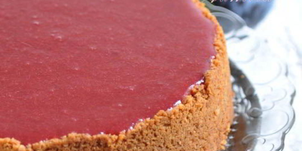 Рецепт чизкейк с сливовым покрытием