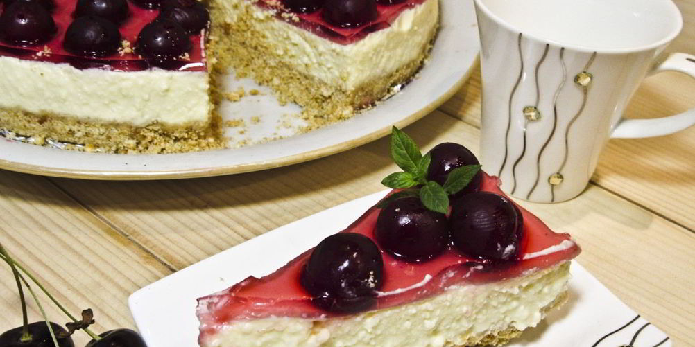 Рецепт чизкейк с вишней