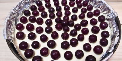 чизкейк с вишней