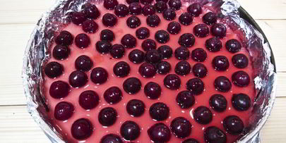 чизкейк с вишней