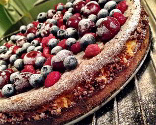 Чизкейк с ягодами