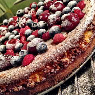 Чизкейк с ягодами