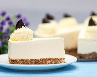 Чизкейк с желатином без выпечки