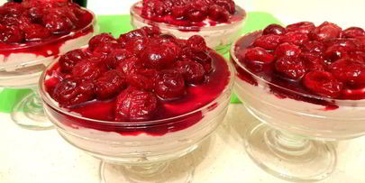 чизкейк вишенка