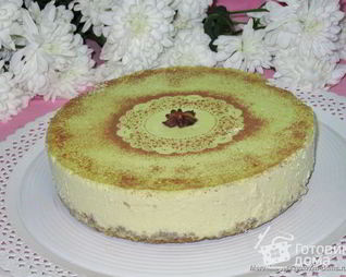 Диетический яблочно-творожный чизкейк