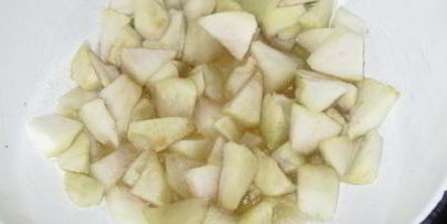 диетический яблочно-творожный чизкейк