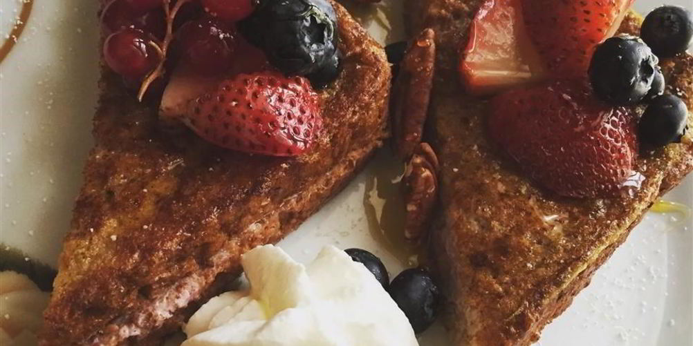 Рецепт гренки малиновый чизкейк