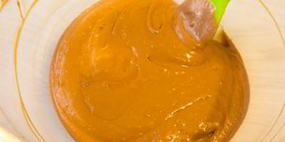 карамельный мраморный чизкейк