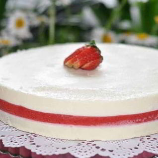 Клубничный чизкейк без выпечки