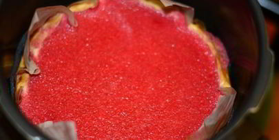 клубничный чизкейк в мультиварке