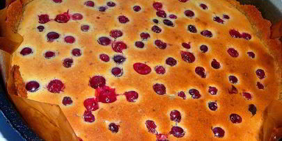 клюквенный чизкейк