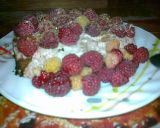 Малиновый чизкейк