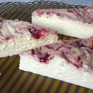 Мраморный чизкейк без основы