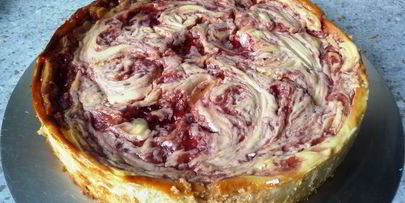 мраморный чизкейк без основы