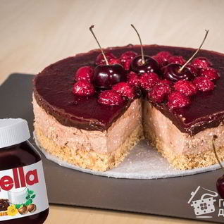 Праздничный чизкейк с Нутеллой