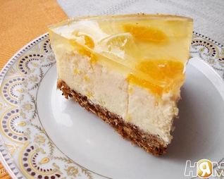 Псевдочизкейк с лаймом и мандаринами