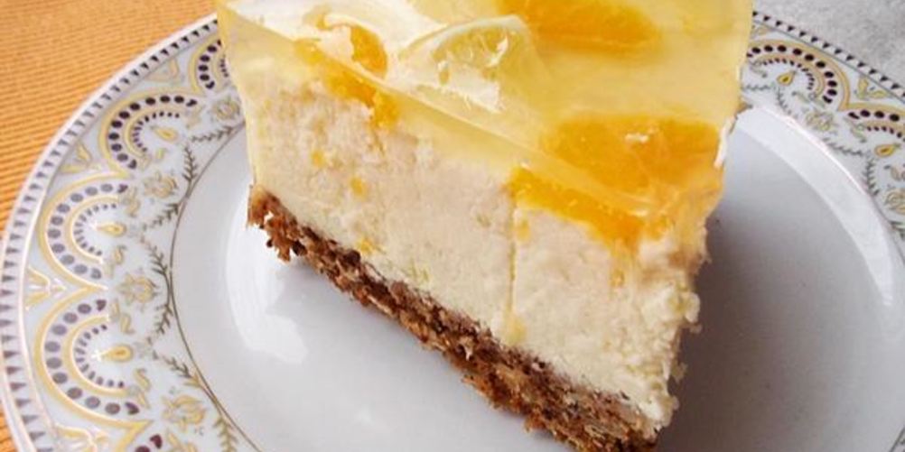 Рецепт псевдочизкейк с лаймом и мандаринами