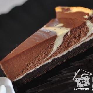 Шоколадно-апельсиновый чизкейк