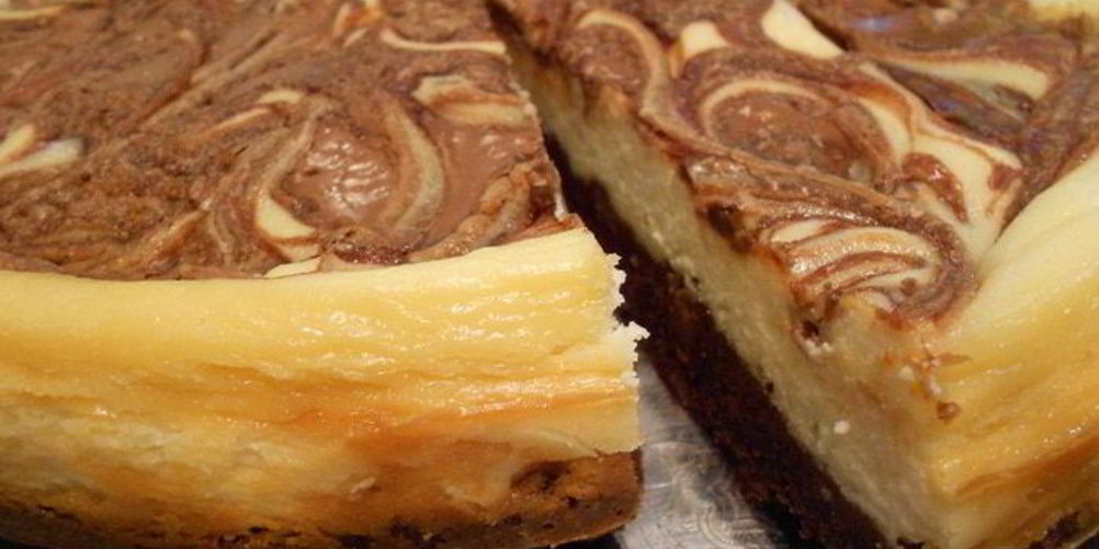 Рецепт шоколадный чизкейк мраморный