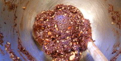 шоколадный чизкейк мраморный