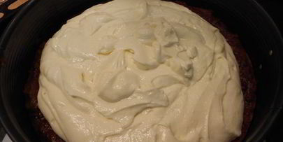 шоколадный чизкейк мраморный