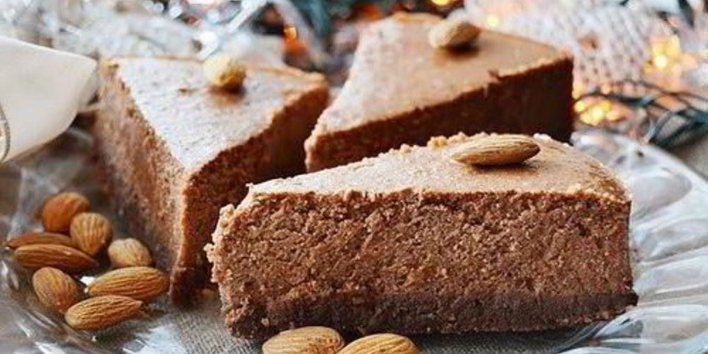 Рецепт шоколадный чизкейк на миндальной основе