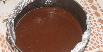 шоколадный чизкейк с малиной