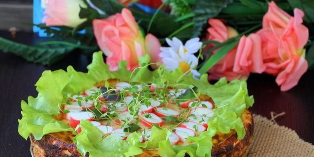 Рецепт сырный чизкейк с крабовыми палочками