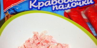 сырный чизкейк с крабовыми палочками