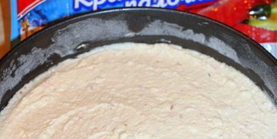 сырный чизкейк с крабовыми палочками