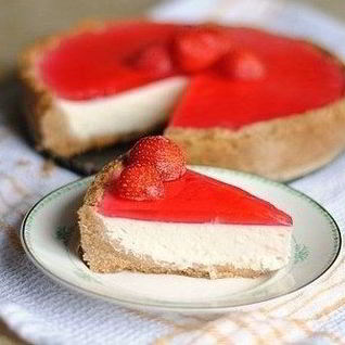 Творожный чизкейк на песочной основе