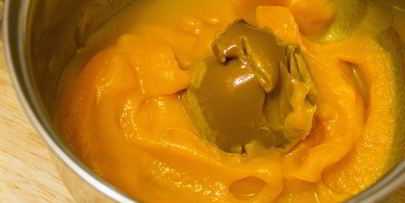 тыквенно-карамельный чизкейк