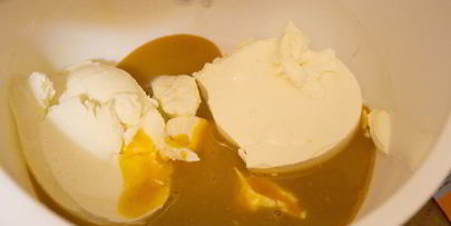 тыквенно-карамельный чизкейк