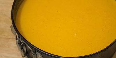 тыквенно-карамельный чизкейк