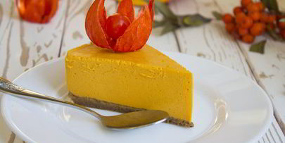 тыквенно-карамельный чизкейк