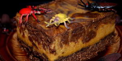 тыквенно-шоколадный чизкейк