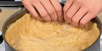 яблочный чизкейк с маком