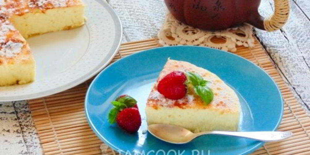 Рецепт японский чизкейк из трех ингредиентов