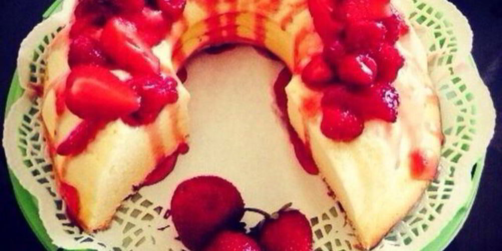 Рецепт японский чизкейк с ягодным соусом