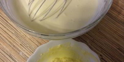 японский чизкейк с ягодным соусом