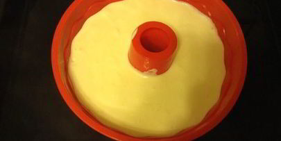 японский чизкейк с ягодным соусом