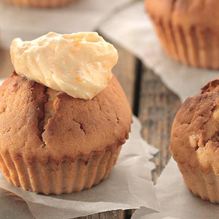 Рецепт Абрикосовые кексы со сливочным кремом