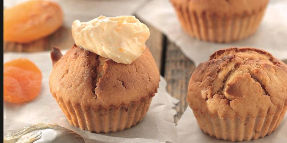 Рецепт абрикосовые кексы со сливочным кремом