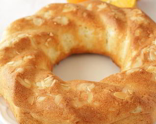 Апельсиновый кекс на белках