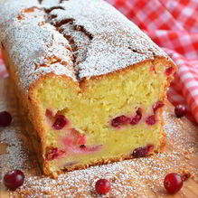 Рецепт Апельсиновый кекс с клюквой