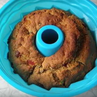 Имбирный кекс с изюмом и цукатами без сахара