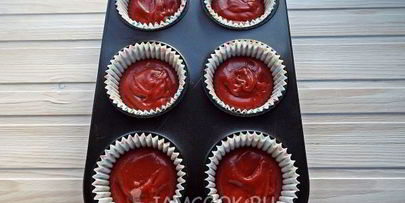 капкейки красный бархат