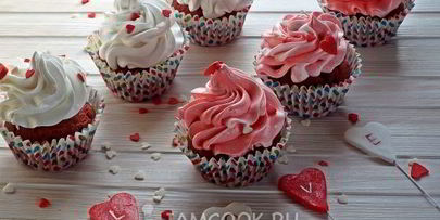 капкейки красный бархат