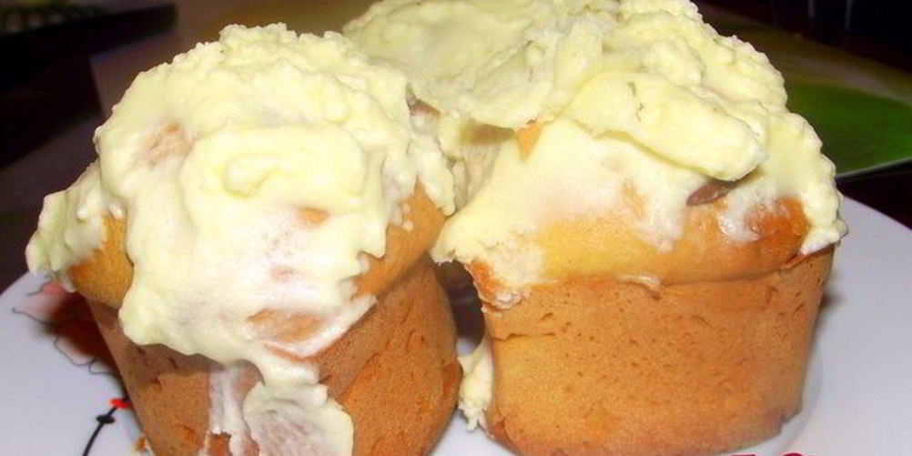 Рецепт капкейко-пончиков с кремом